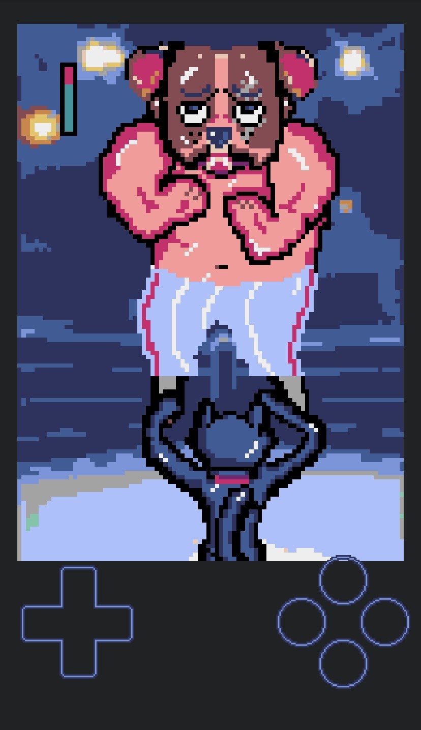 CatFightの戦闘画面