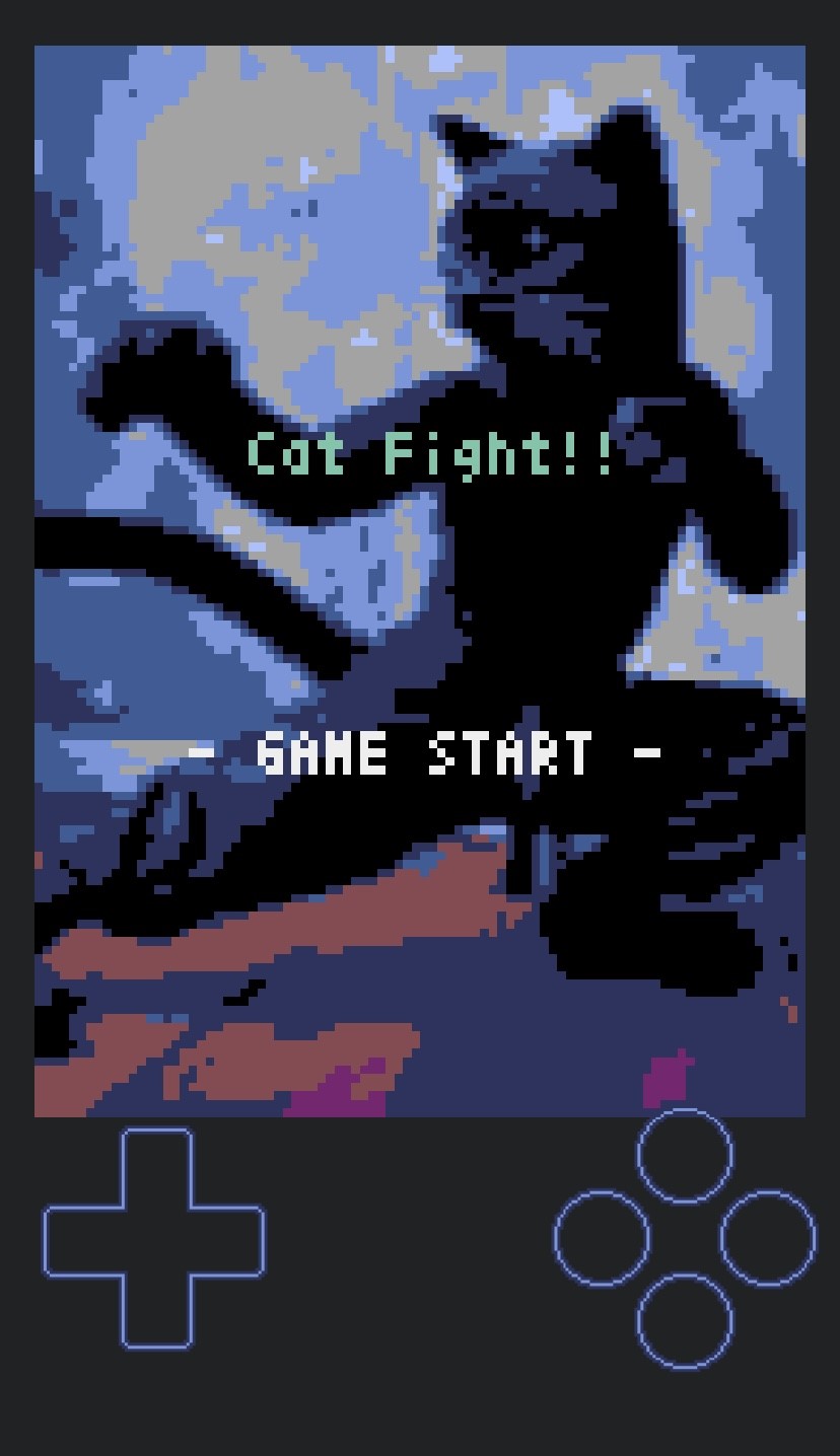 CatFightのオープニング画面